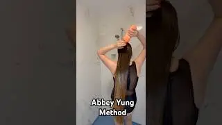 Abbey Yung hair treatment method #treatment #washing #hairstyle #hair #longhair #loreal #abbeyyung