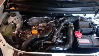 Dacia Logan Работа Турбо двигателя 0.9 tci