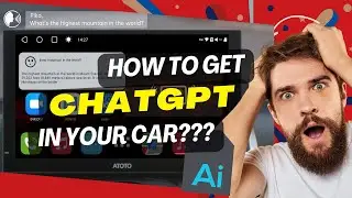 How to Get ChatGPT in Your Car in 4 Minutes?  ATOTO's DriveChat AI Drive-Assistant.