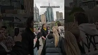 Chaos during Australia Protest