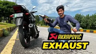 New Akrapovic Exhaust for My YBR 125G 😍😍 | Sound Test | Projekt G