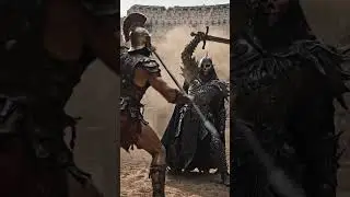 The Epic battle⚔️ Gladiator vs Dark Knight ⚔️⚔️⚔️#viral#shorts#battle#trending#ai#spartan🤩🤩