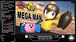 The Indoor Pit #29 WinnersQuater Finals  Blksheep(Steve/Megaman) vs Scruple(Kirby)