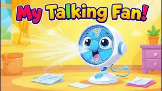 My Talking Fan! 😄 A Fun Windy Adventure by zoozoom rhymes tv