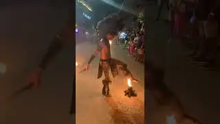 The Mayan dance performance presents an authentic Mayan ritual with professional Mayan dancers.
