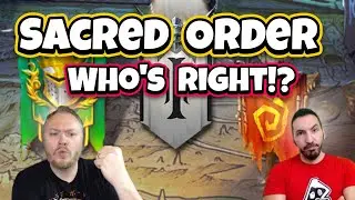Sacred Order Debate feat. @ColdBrewGaming!!  Raid: Shadow Legends
