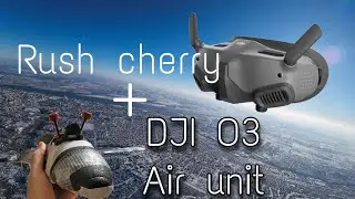 Тестируем DJI O3 Air unit с антеннами RUSH CHERRY на самолёте.