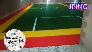 GOLF GRASS WITH FOOTBALL GROUND DESIGN || JPING #buhayofw #work