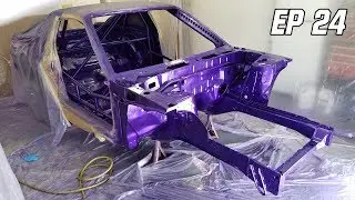 Painting the Interior and Engine Bay in a Garage