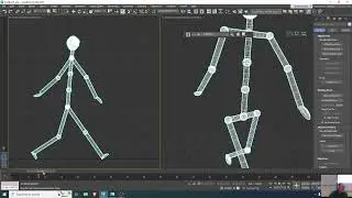 Intro to Walk Cycles Using a Stick Figure in 3ds Max 2023