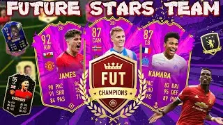 USING A FUTURE STARS TEAM IN FUT CHAMPIONS! 85 IF RASHFORD IS AMAZING!!!💥POGBOOM RTG#21 - FIFA 20