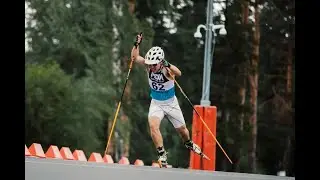 Максим Шишкин - Суперспринт на лыжероллерах | Rollerski drag racing