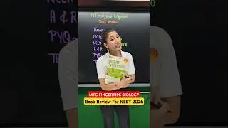 MTG FINGERTIPS BIOLOGY | Book Review For NEET 2026 | Shivani Maam #bookreview #neet2026  #fingertips