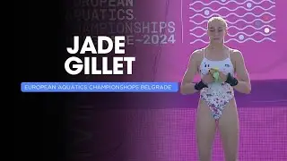JADE GILLET - DIVING WOMEN'S 10M PLATFORM EUROPEAN CHAMPIONSHIPS #diving