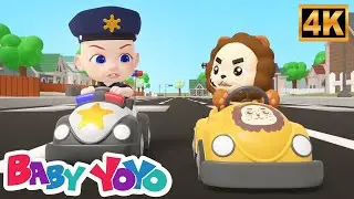 Police Chase Thief Car Song | Sing Along and Nursery Rhyme for Kids