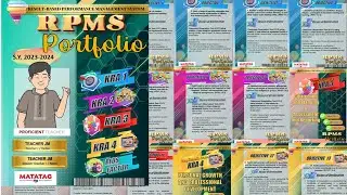 RPMS PORTFOLIO TEMPLATE 2023-2024 (ABSTRACT 5 COLOR)
