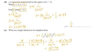 Factorise and Simplify Algebraic Expressions | IGCSE MATH (0580) PAST PAPER QUESTIONS