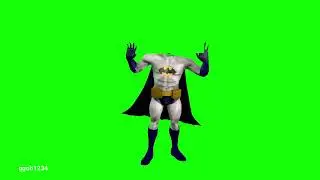 Royalty Free  on Headless Batman in green screen
