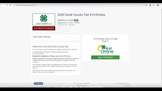 Scott County 4-H - Fair Registration & Premium Book Info Session - 2024