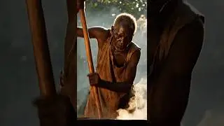 REAL! Hadzabe Meat Cooking Skills You Didn&rsquo;t Expect #shorts #africantribe #africanlife