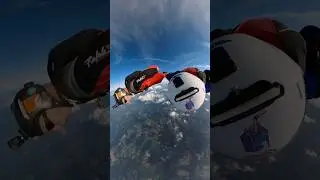 🚨 Freefall Collision Knockout 💥 #wingsuit #skydive #cheatdeath
