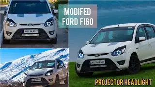 Modified Ford Figo | Custom Mesh Grill | Ford Figo Projector headlight | #fordfigo #modified #ford