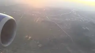 (4K) Southwest airline Boeing 737-700 early morning flight landing in Phoenix Int Airport, AZ @2023.