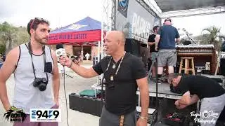 Ted Ganung interview from FM949 Bob Radio's DJ Carlos Culture at Moonlight Beach, San Diego, Ca