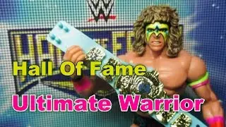 WWE Figure Ultimate Warrior Hall of Fame ELITE Review & Stopmotion Animations : Mattel Collection
