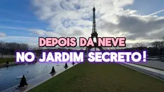 DEPOIS DA NEVE, no jardim secreto! #neve #paris #dicasdeparis 