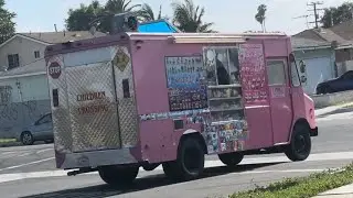 Pink Panther ice cream truck playing Wolo 345