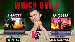 MSI Thin 15 против Acer ALG🔥Лучший игровой ноутбук до 60 000💥Intel i5 13-го поколения💥Intel Core ...