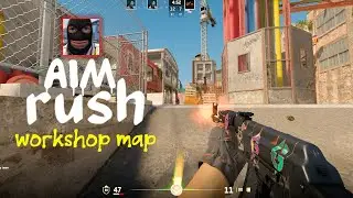 CS2 AK47 Aim Training on Aimrush | Counter-Strike 2 Aim Practice🥊