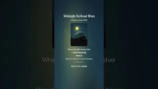 Midnight Railroad Blues  #music #blues #countrymusic