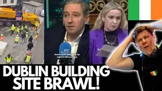 DUBLIN - MIGRANTS FIGHT IRISH WORKERS IN VIRAL BRAWL