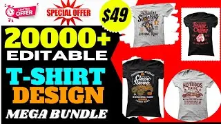 20K t shirt design bundles for sale chep price