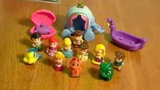 Disney Summer #4: Princess Glitter Squinkies! Toys R Us Exclusive! Review by Bin's Toy Bin
