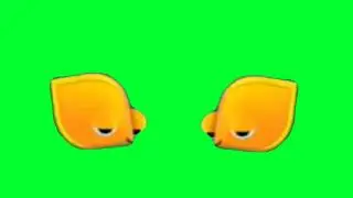 Baraem Yellow Two Eid Mubarak Green Screen