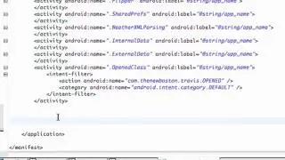 Android Application Development Tutorial   160   Creating a Widget receiver   YouTube