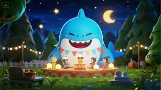 Baby Shark&rsquo;s Nightlight Parade | Nursery Rhymes & Kids Songs