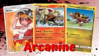 Arcanine Heat Tackle Budget Unbroken Bonds Deck, PTCGO Gameplay