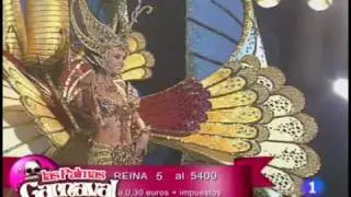 1ª Dama de Honor del Carnaval de Las Palmas de Gran Canaria 2009