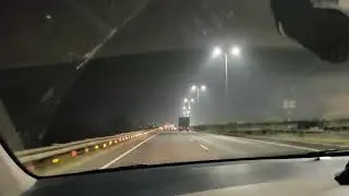 Aesthetic & Calm: Calm Night Drive | Relaxing Highway Journey 🌙
