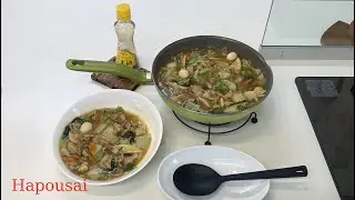 Hapousai - Um prato a base de verduras e proteinas