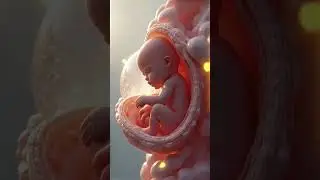Baby 👶round inside mother womb ✌️👩&zwj;🍼#baby #motherwomb #pregnant #babyinwomb