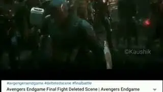 Avengers Endgame Final Fight Deleted Secne! /