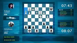 Chess Game Analysis: Kskasi - Arnelxxx, 0-1 (By ChessFriends.com)
