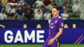 FIFA 18 PS4 - LA GALAXY vs ORLANDO CITY SC - CPU VS CPU - Football game