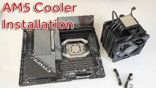 Процессорный кулер AMD AM5 - Установка Noctua NH-U12A Chromax.Black