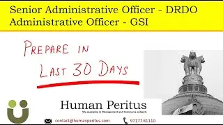 How to Prepare- UPSC Senior Administrative Officer DRDO and GSI 2024
